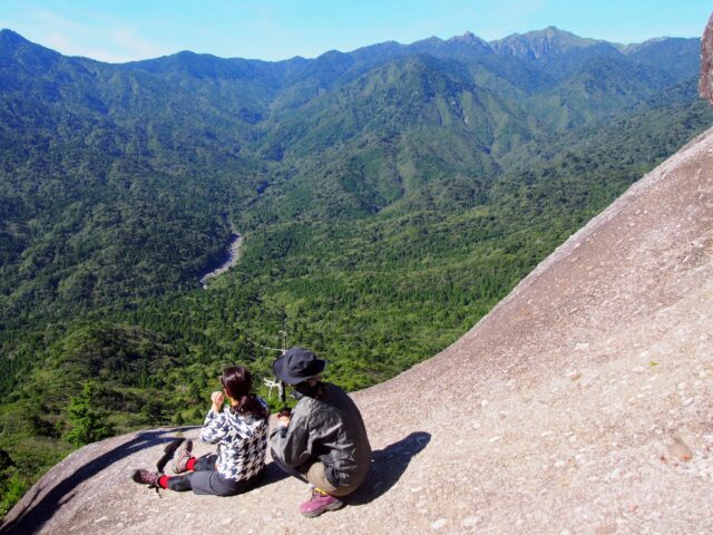 白太に雲水峡 太鼓岩からの眺め