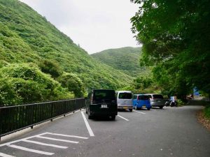 大川の滝駐車場　無料です。